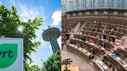 Bezoek aan de VRT en het Vlaams Parlement - VOLZET
